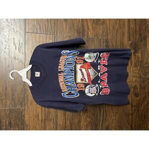VTG Atlanta Braves T-shirt 1991 National League Champs L